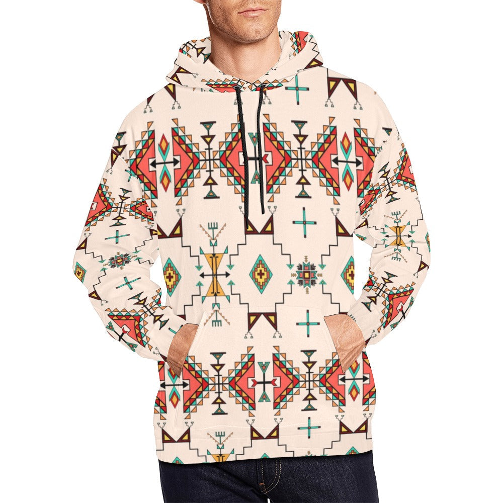 Thunder Flight Cream Hoodie for Men