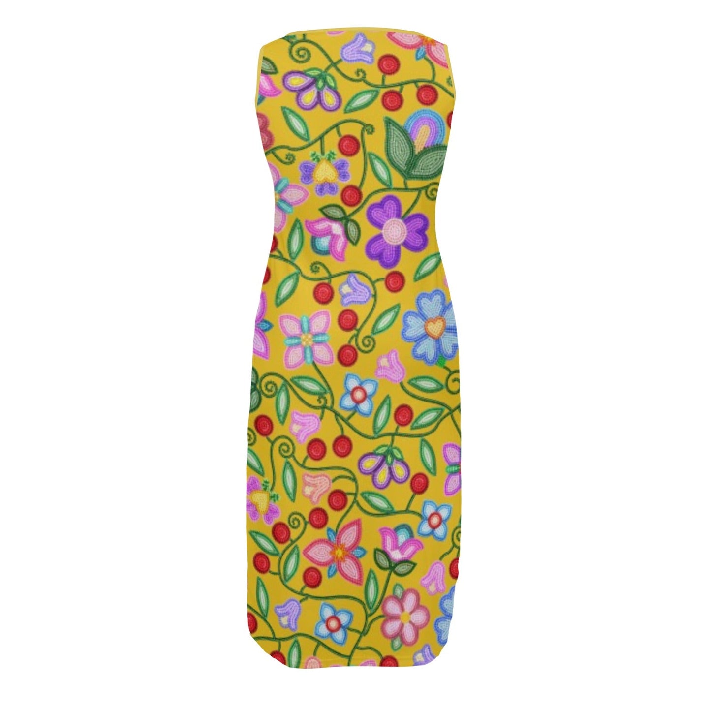 Petal Harmony Ochre Phaedra Dress
