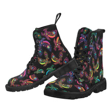 Load image into Gallery viewer, Neon Floral Eagles Boots for Men
