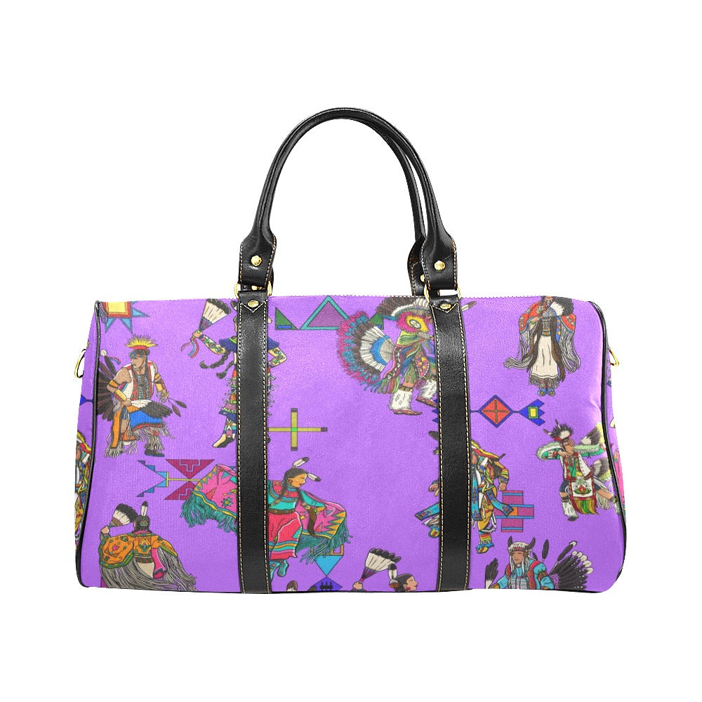 Grand Entry Dancers Purple Large Travel Bag