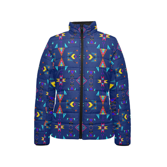 Enemy Territory Dark Navy Stand Collar Jacket