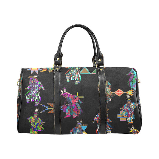 Men's Grass Dancers Black Small Travel Bag