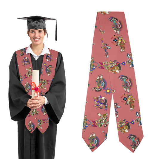 Men's Fancy Dancers Terra Cotta Graduation Stole