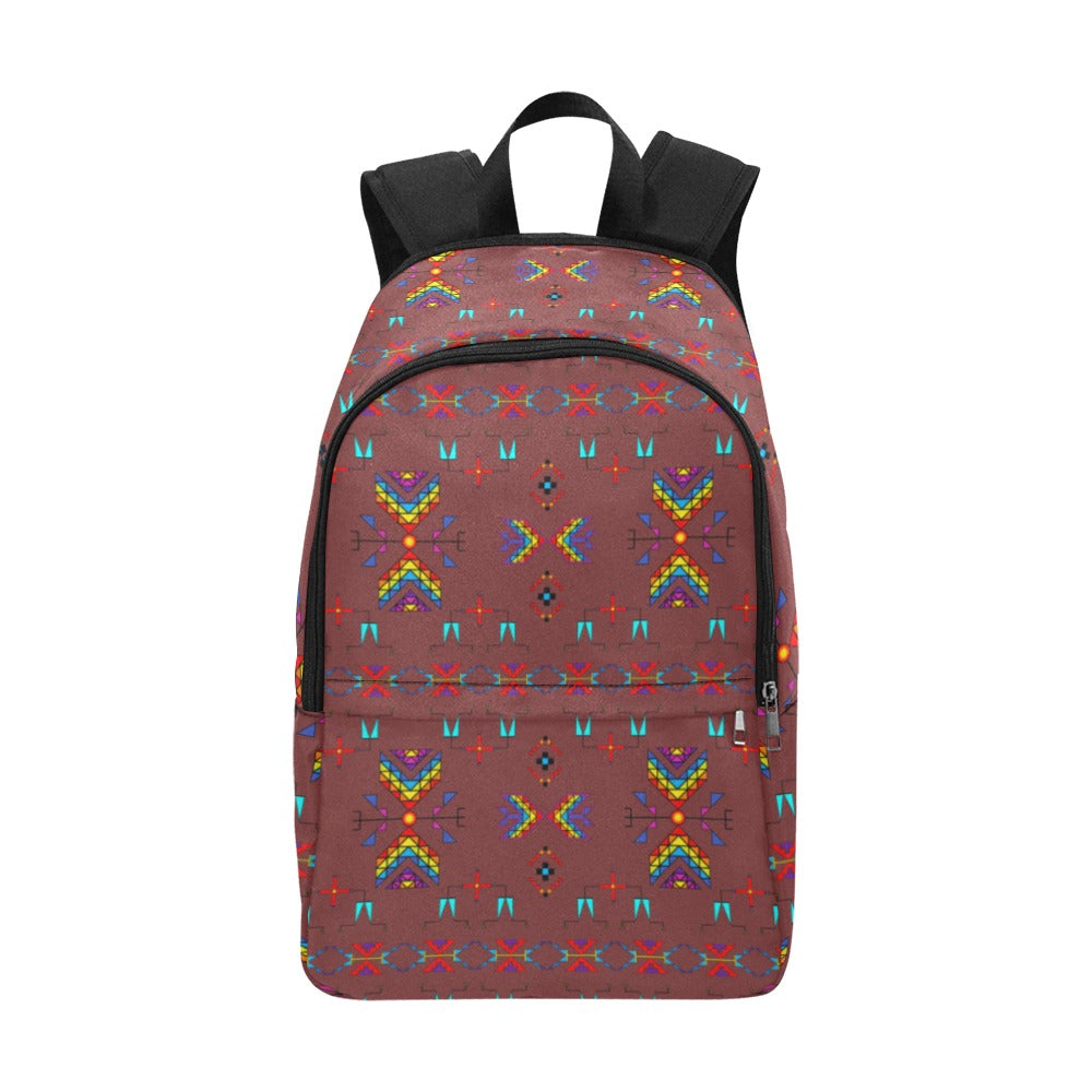 Rainy Chief Rainbow Earth Clay Fabric Backpack for Adult