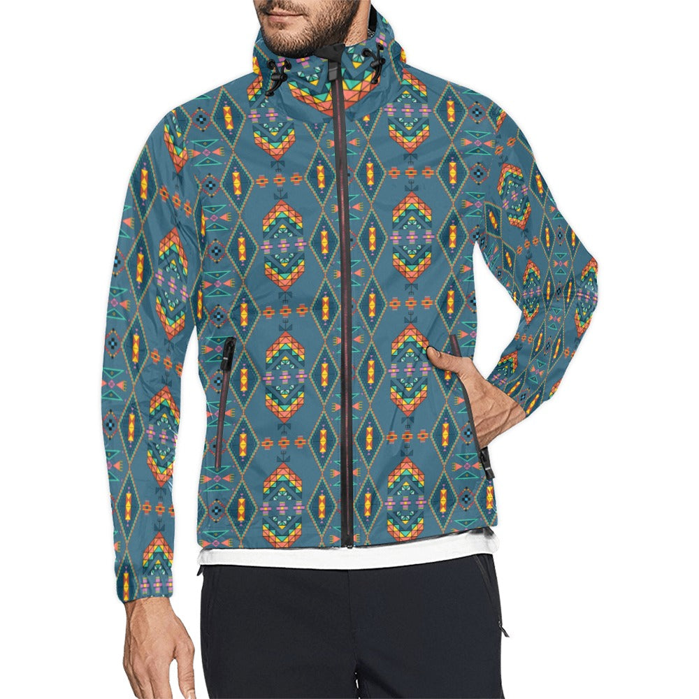 Travois Tipi Deep Lake Men's Windbreaker
