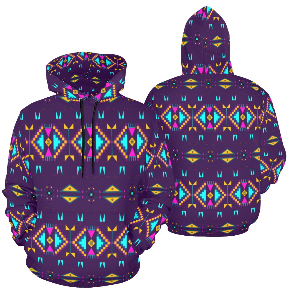 Rite of Passage Dark Purple Hoodie for Men
