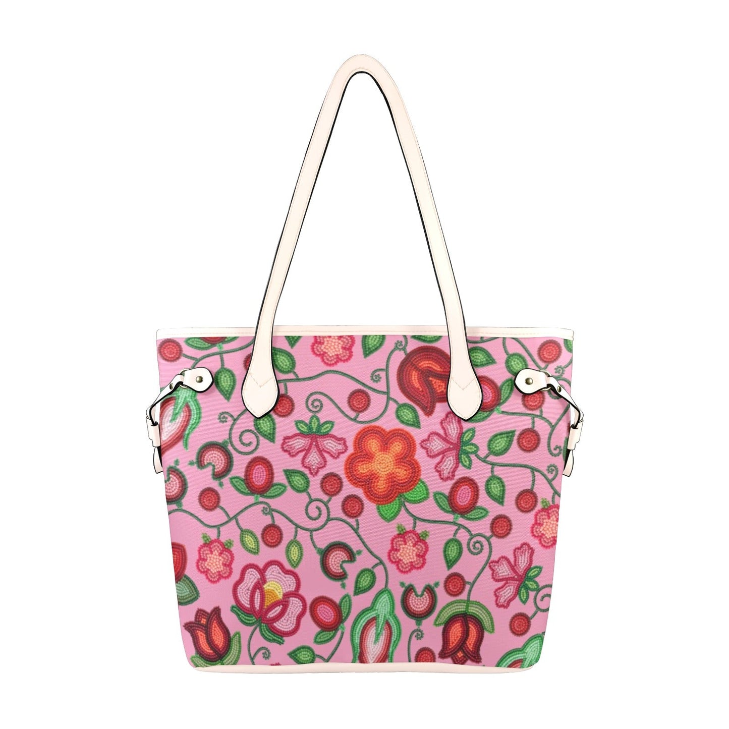 Rose Reverie Pink Clover Canvas Tote