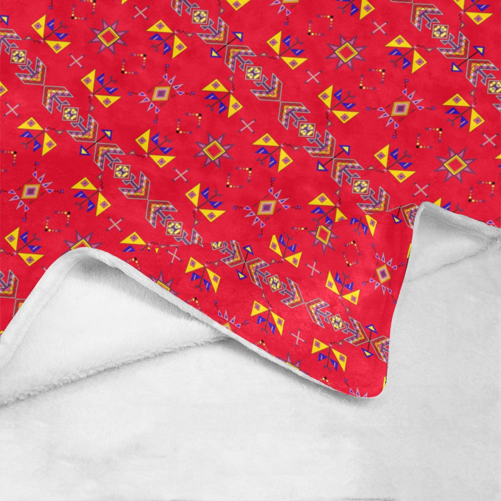 Scattered Generations Red Ultra-Soft Micro Fleece Blanket 50"x60"