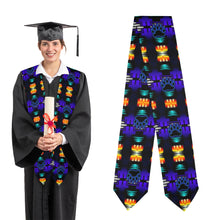 Load image into Gallery viewer, Midnight Sage Fire Bearpaw Graduation Stole
