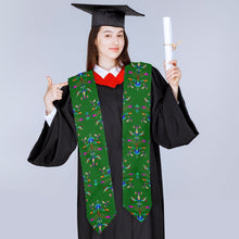 Load image into Gallery viewer, Dakota Damask Green Graduation Stole
