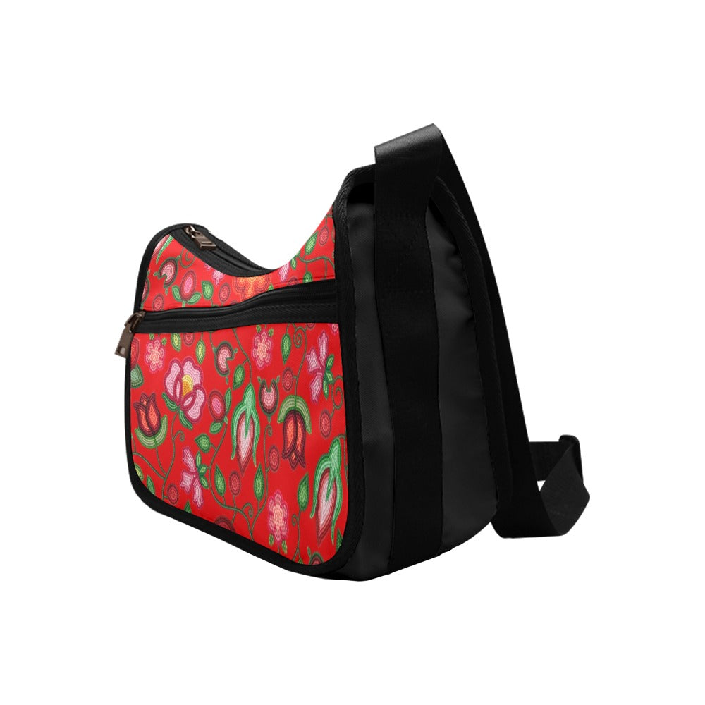 Rose Reverie Red Crossbody Bag