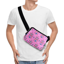 Load image into Gallery viewer, Dakota Damask Cheyenne Pink Belt Bag
