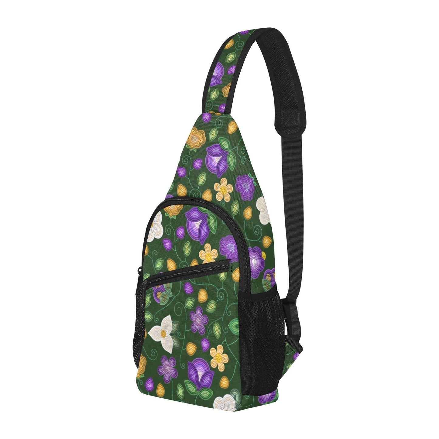 Midnight Moss Bloom Forest Chest Bag