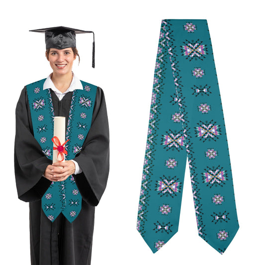 Medicine Lodge Dark Winter Graduation Stole