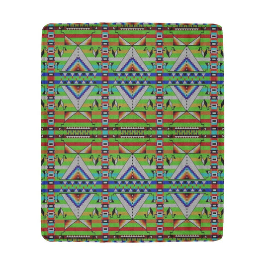 Medicine Blessing Lime Green Ultra-Soft Micro Fleece Blanket 50"x60"