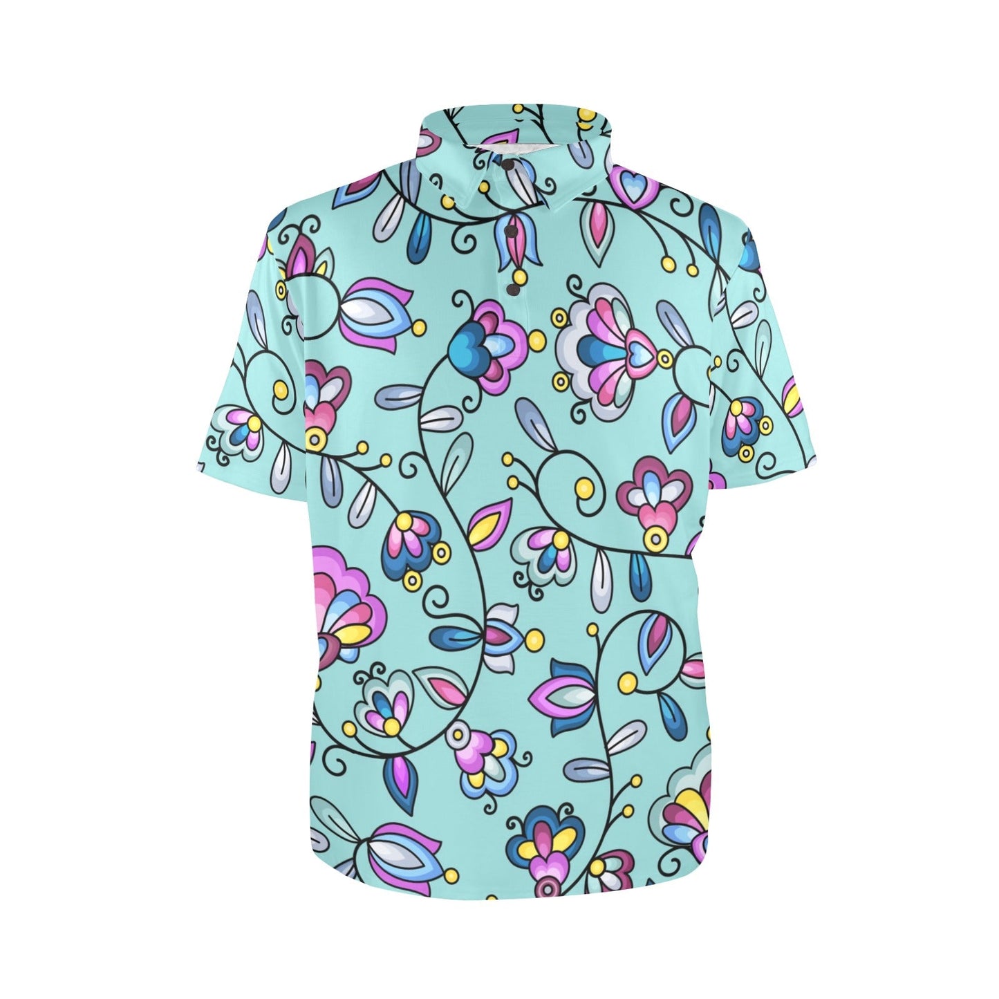 Autumn Bundle Blessing Turquoise Polo Shirt