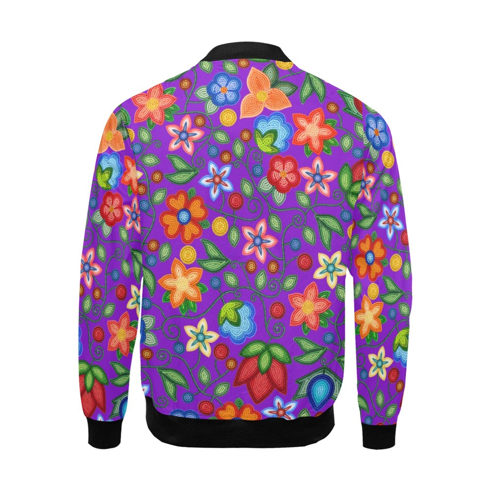 Morning Harmony Purple Bomber Jacket