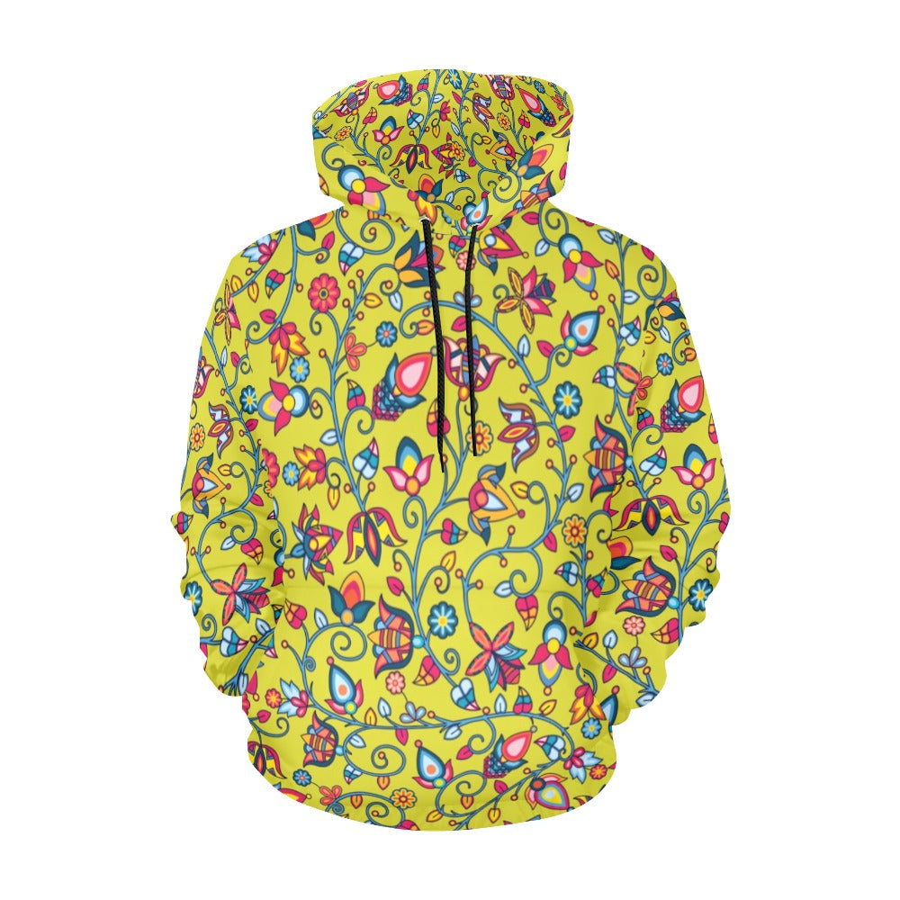 Thorny Path Yellow Grass Hoodie for Men