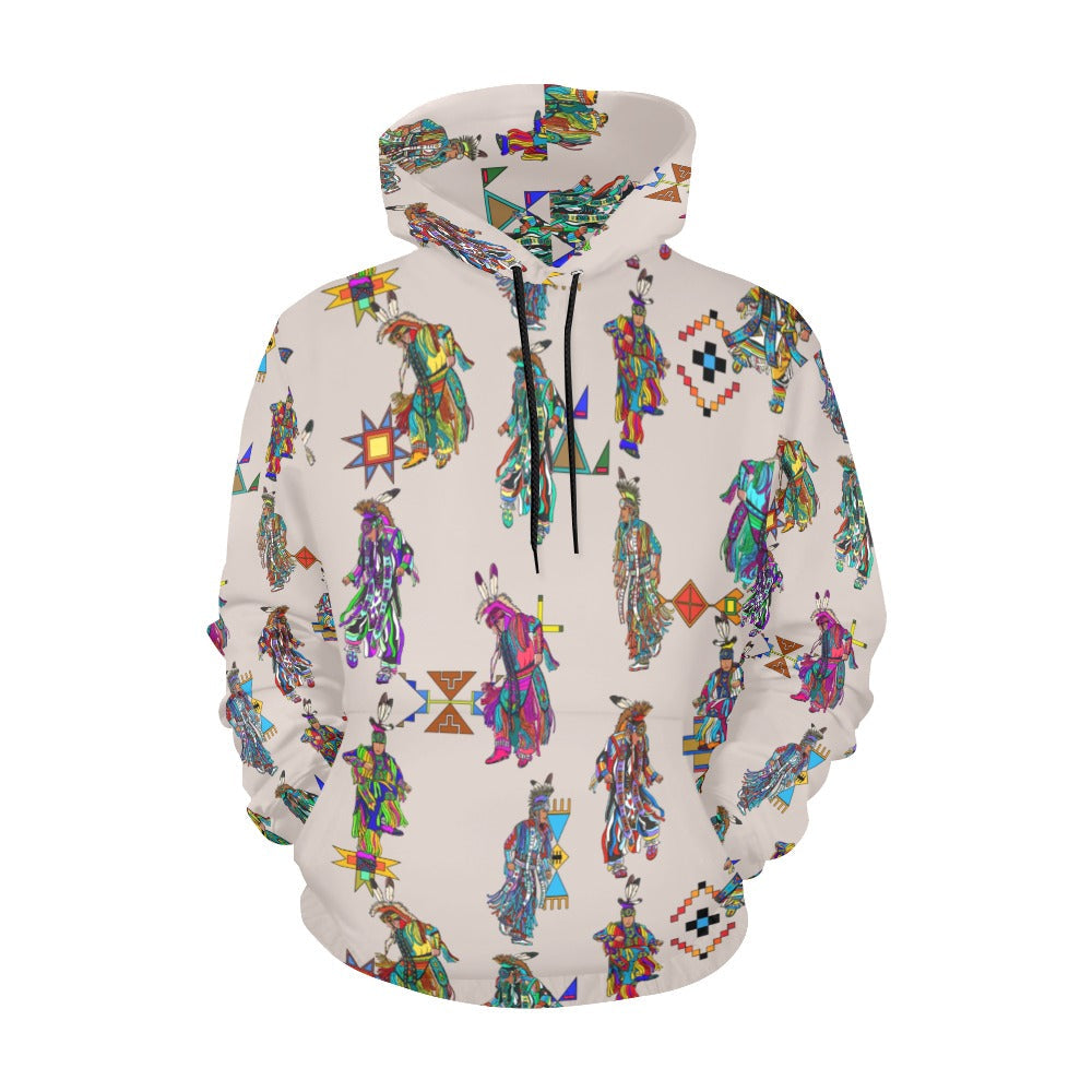 Men's Grass Dancers Muslin Hoodie for Women