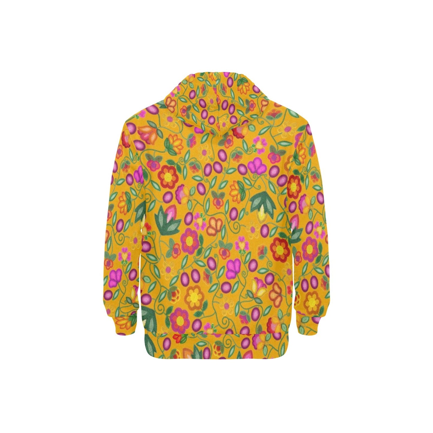 Boreal Bounty Yellow Fleece Hoodie