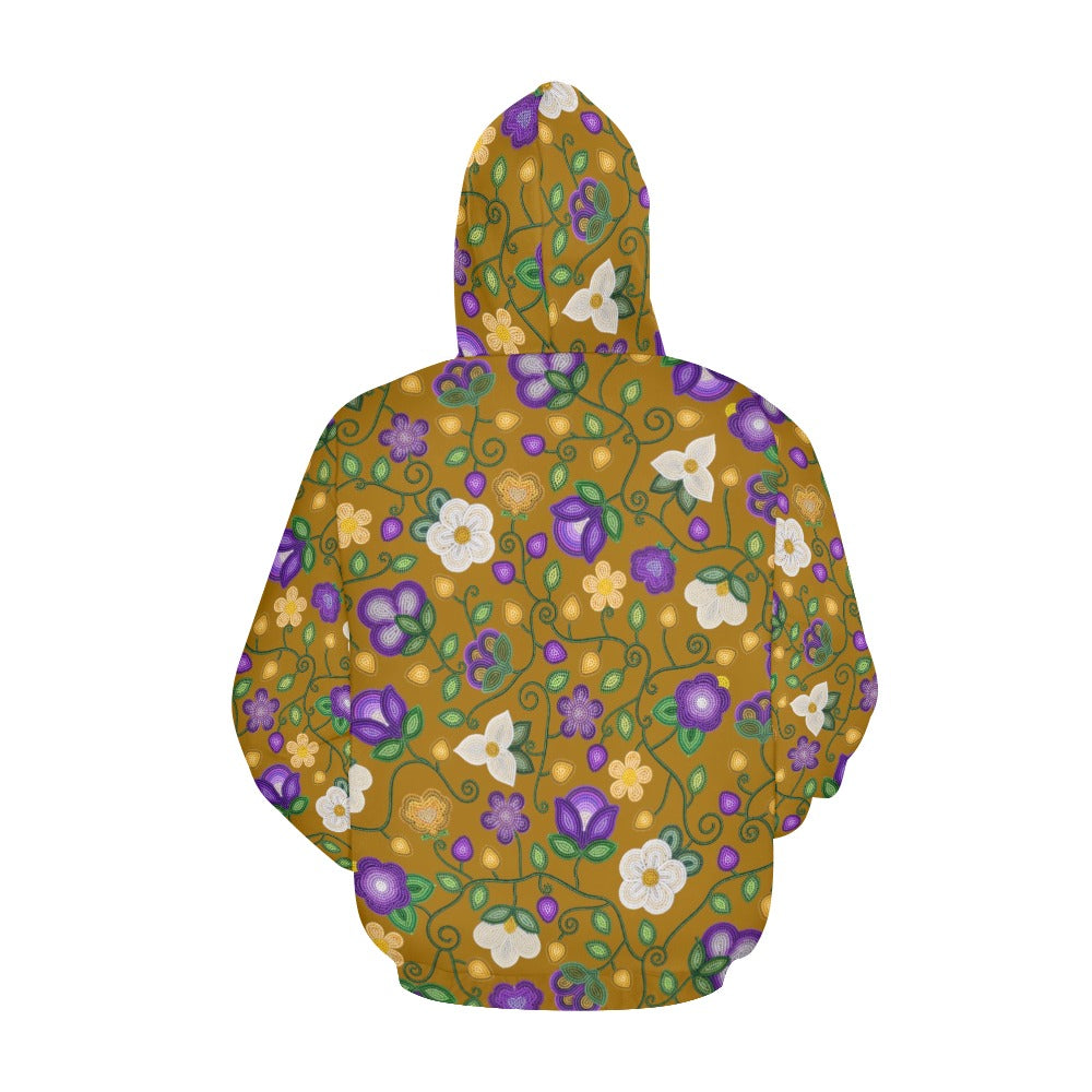 Midnight Moss Bloom Toffee Hoodie for Women