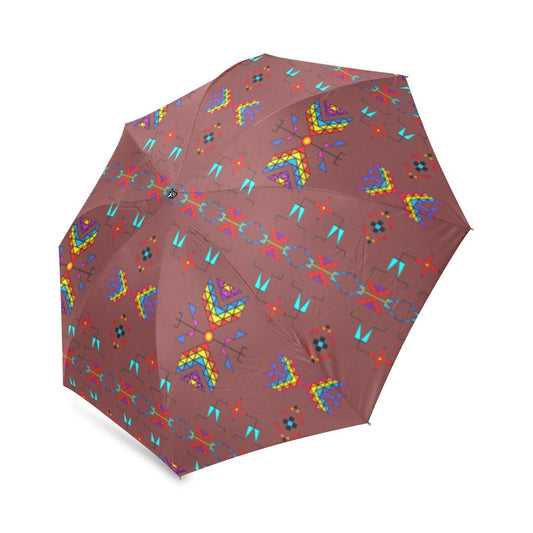 Rainy Chief Rainbow Earth Clay Foldable Umbrella