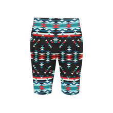 Load image into Gallery viewer, Visions of Peaceful Nights Men&#39;s Knee Length Swimming Trunks
