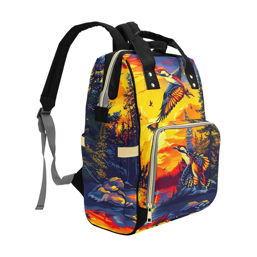 Woodpecker Medicine Multi-Function Diaper Backpack/Diaper Bag