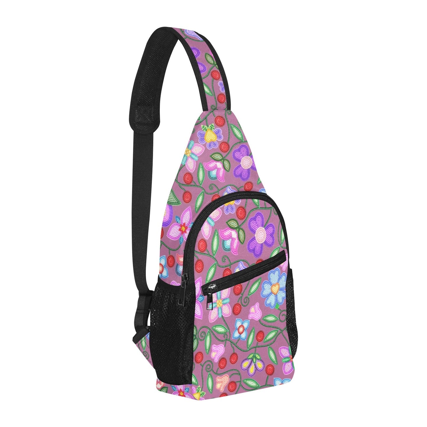 Petal Harmony Dusty Rose Chest Bag