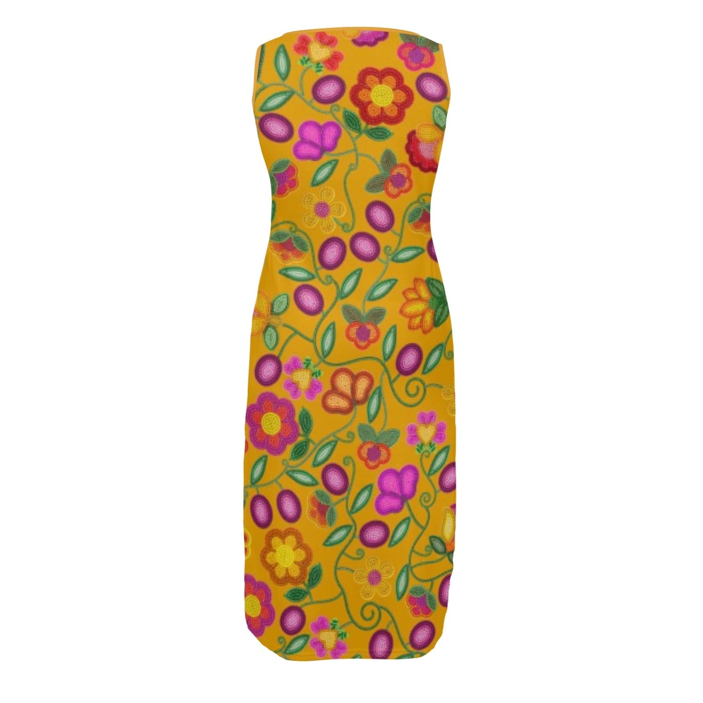 Boreal Bounty Yellow Phaedra Dress