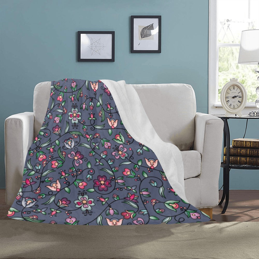 Amber Evening Garland Blue Ultra-Soft Micro Fleece Blanket 50"x60"