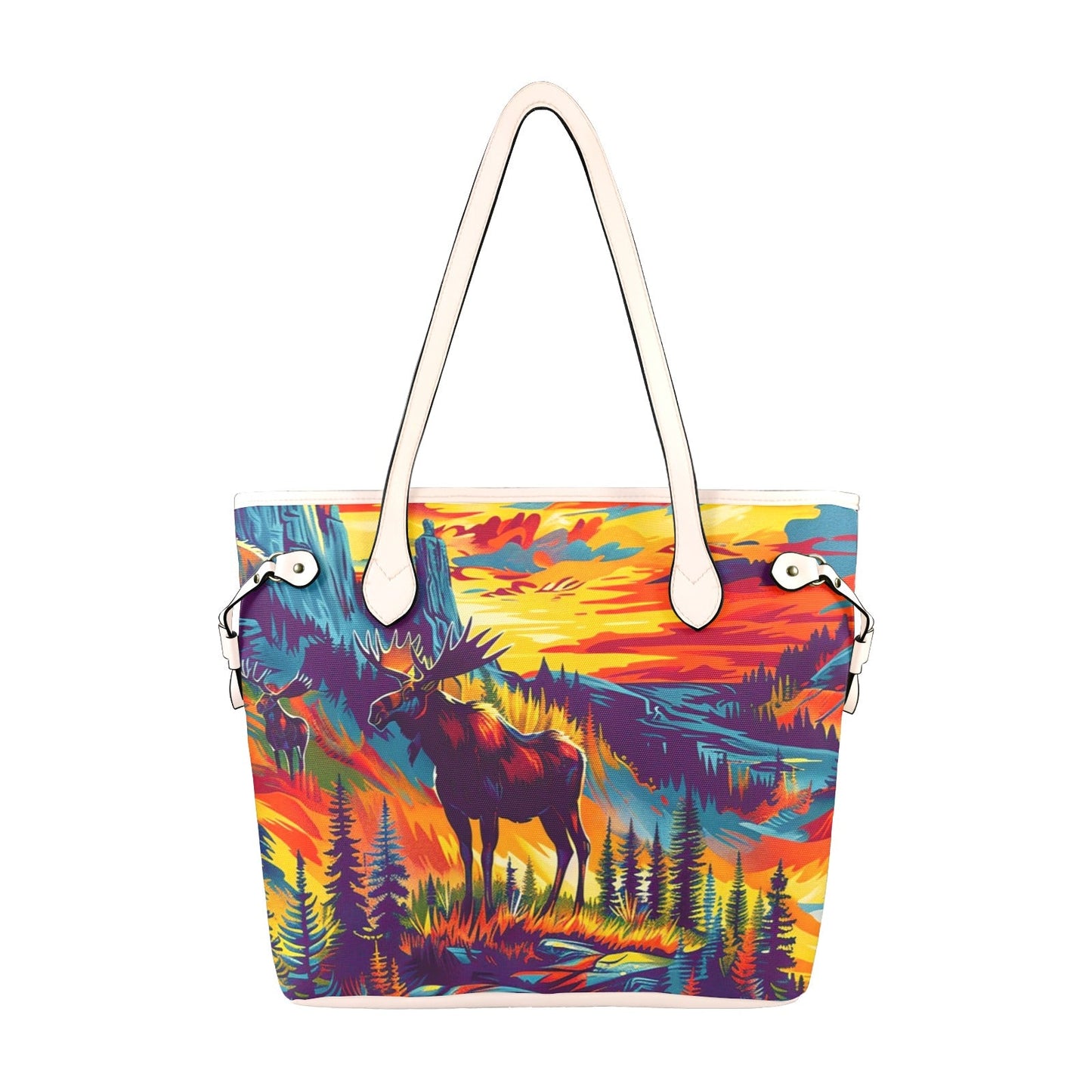 Mighty Moose Clover Canvas Tote Bag