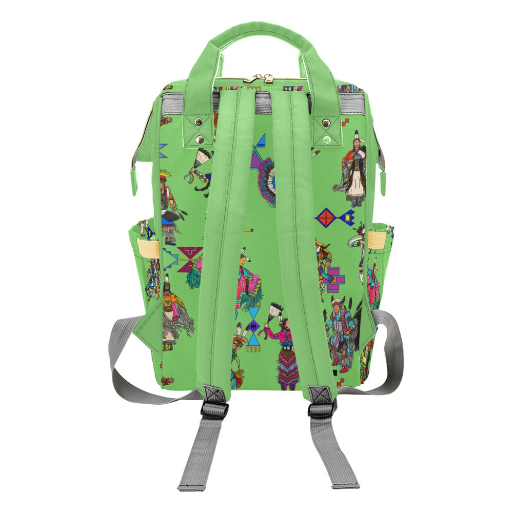 Grand Entry Dancers Grass Multi-Function Diaper Backpack