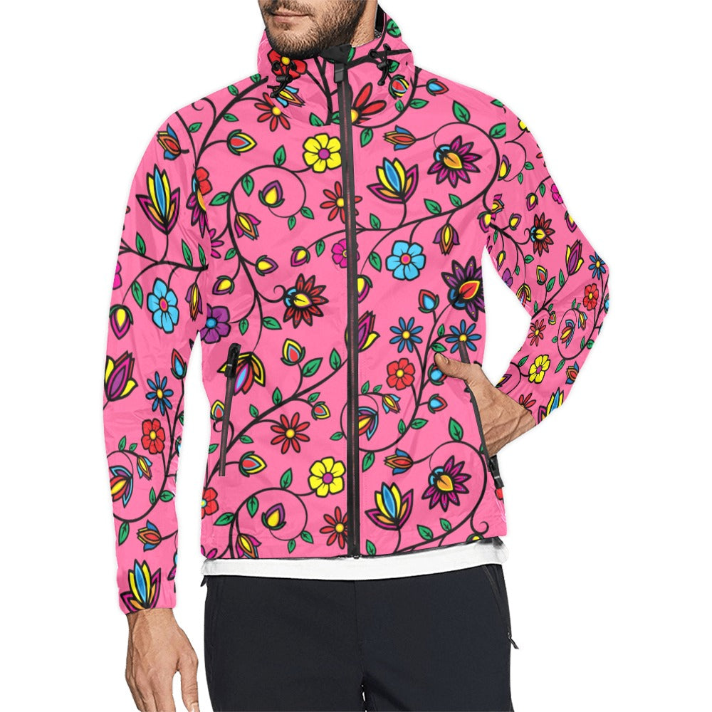 Nature's Nexus Blush Men's Windbreaker
