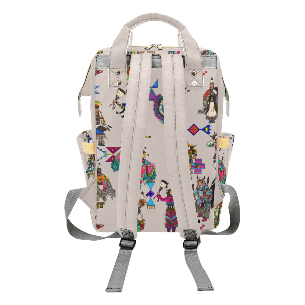 Grand Entry Dancers Muslin Multi-Function Diaper Backpack
