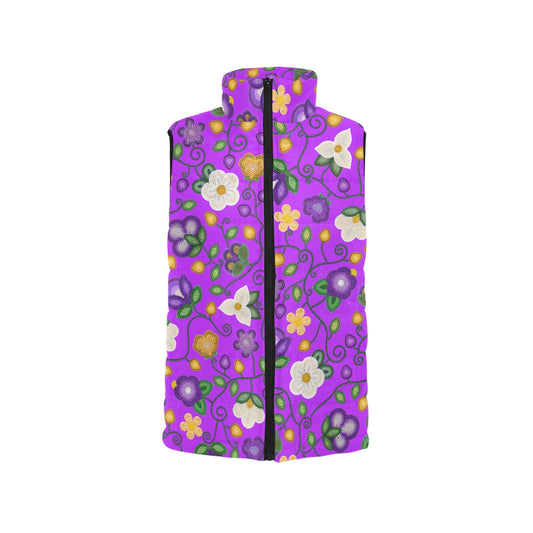 Midnight Moss Bloom Purple Padded Vest