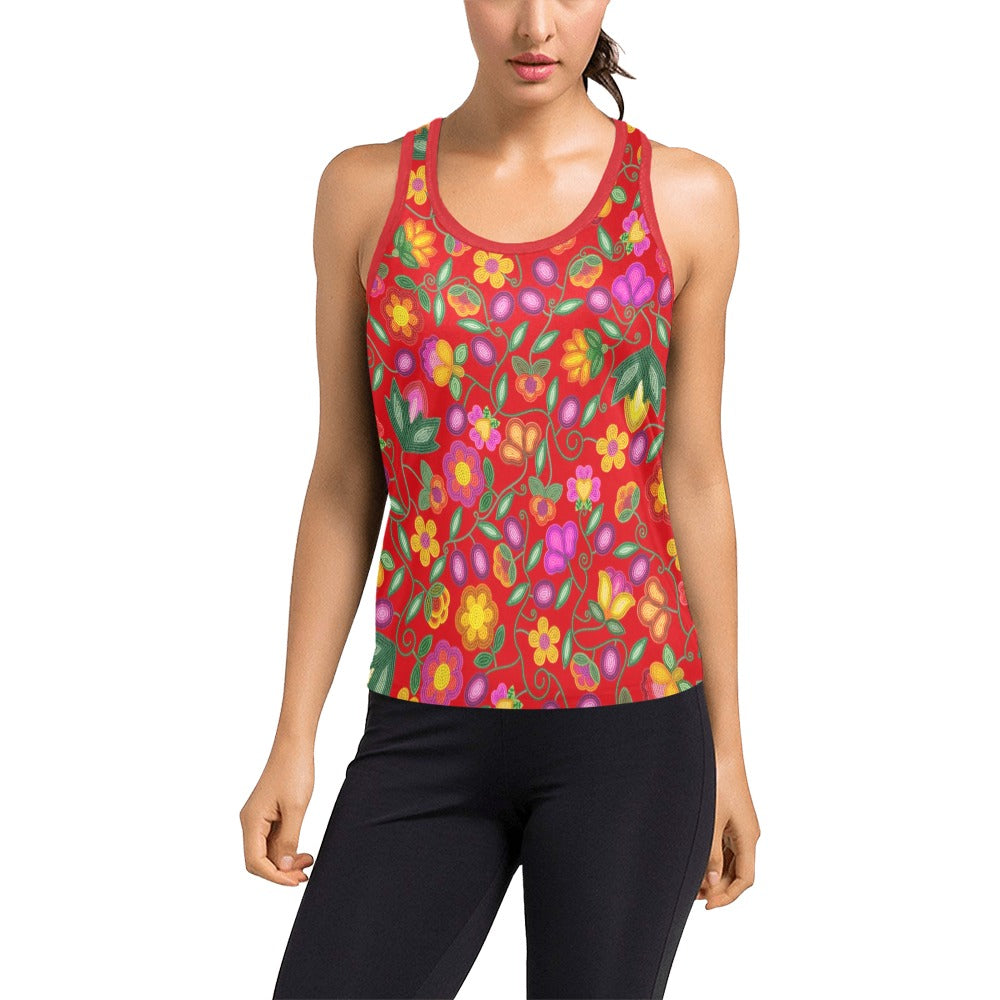 Boreal Bounty Red Racerback Tank Top