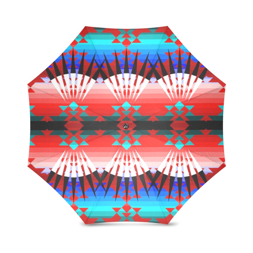 Northwest Ribbonwork Bustles Foldable Umbrella