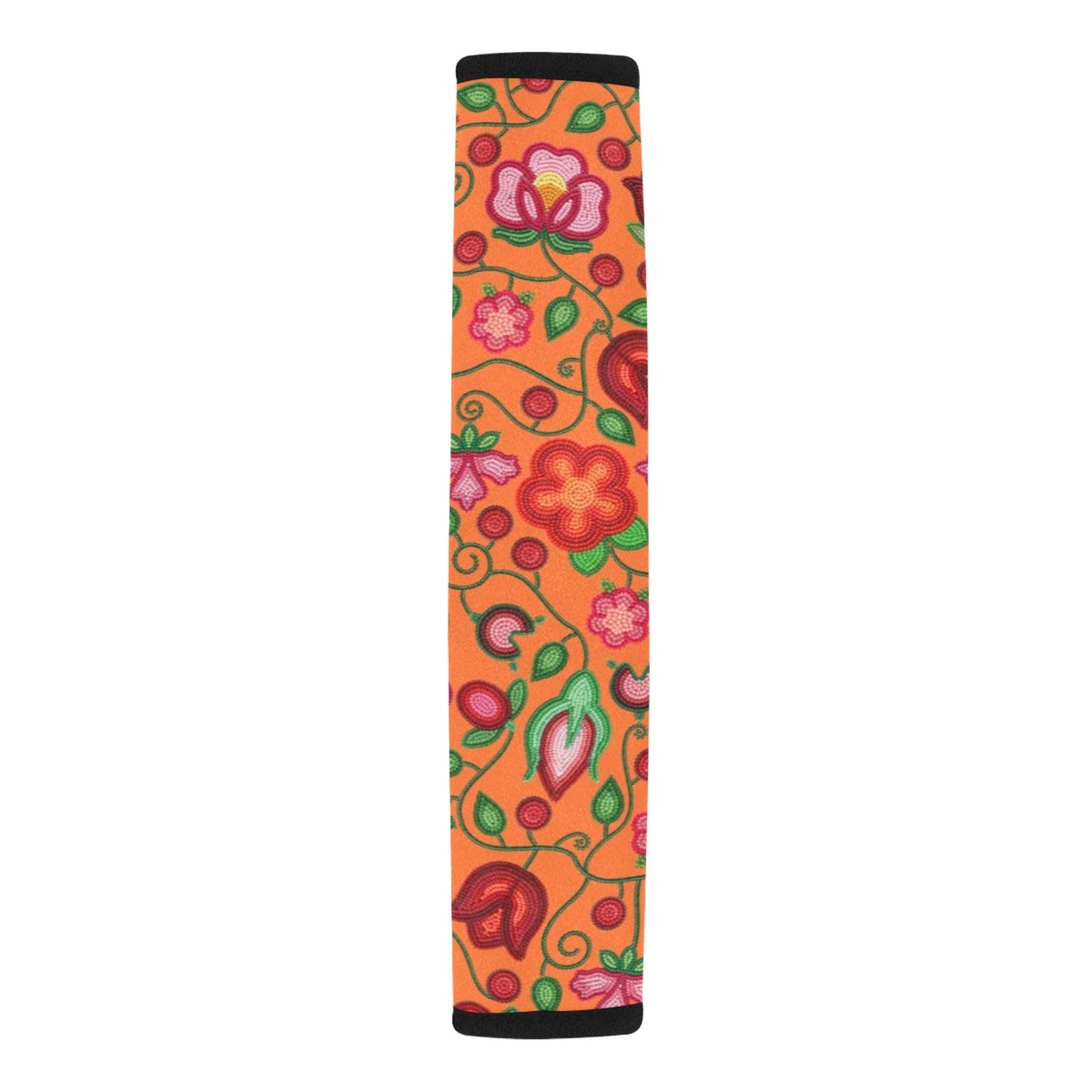Rose Reverie Orange Seat Belt Cover