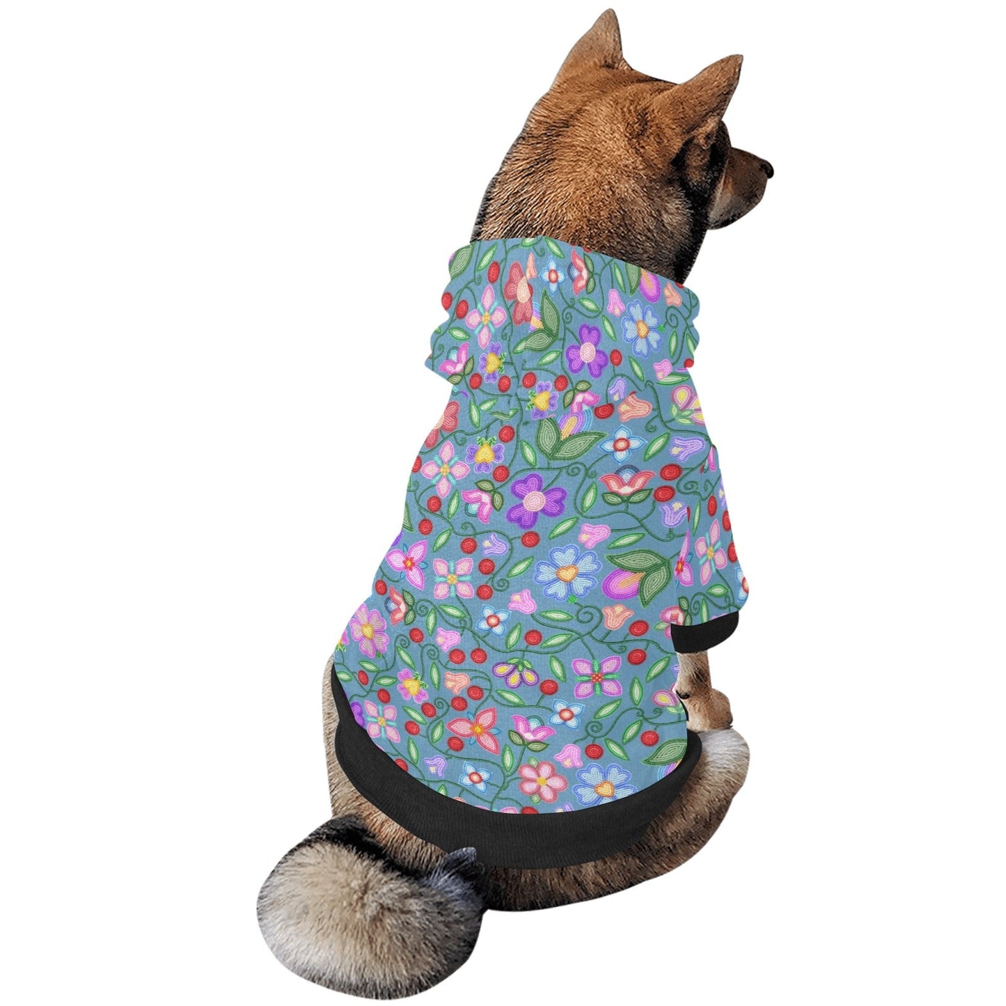Petal Harmony River Pet Hoodie