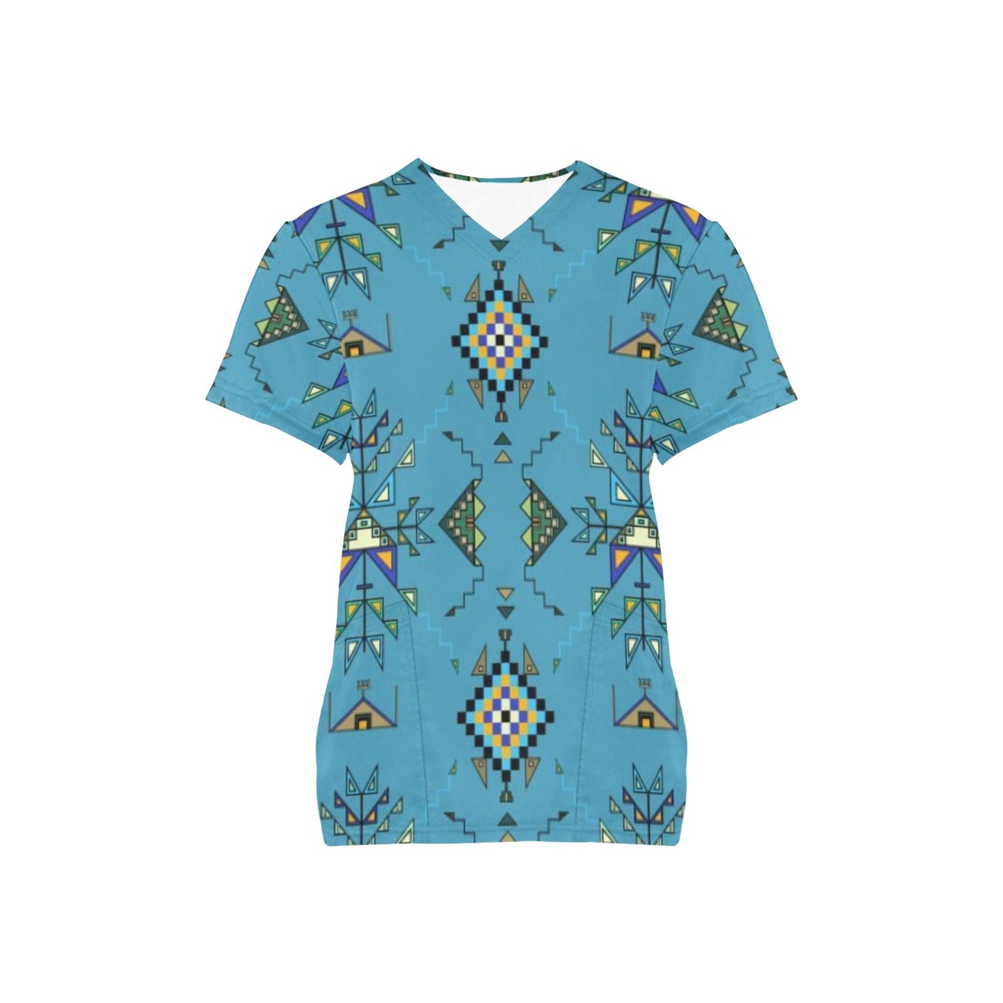 Bear Shield Scrub Top