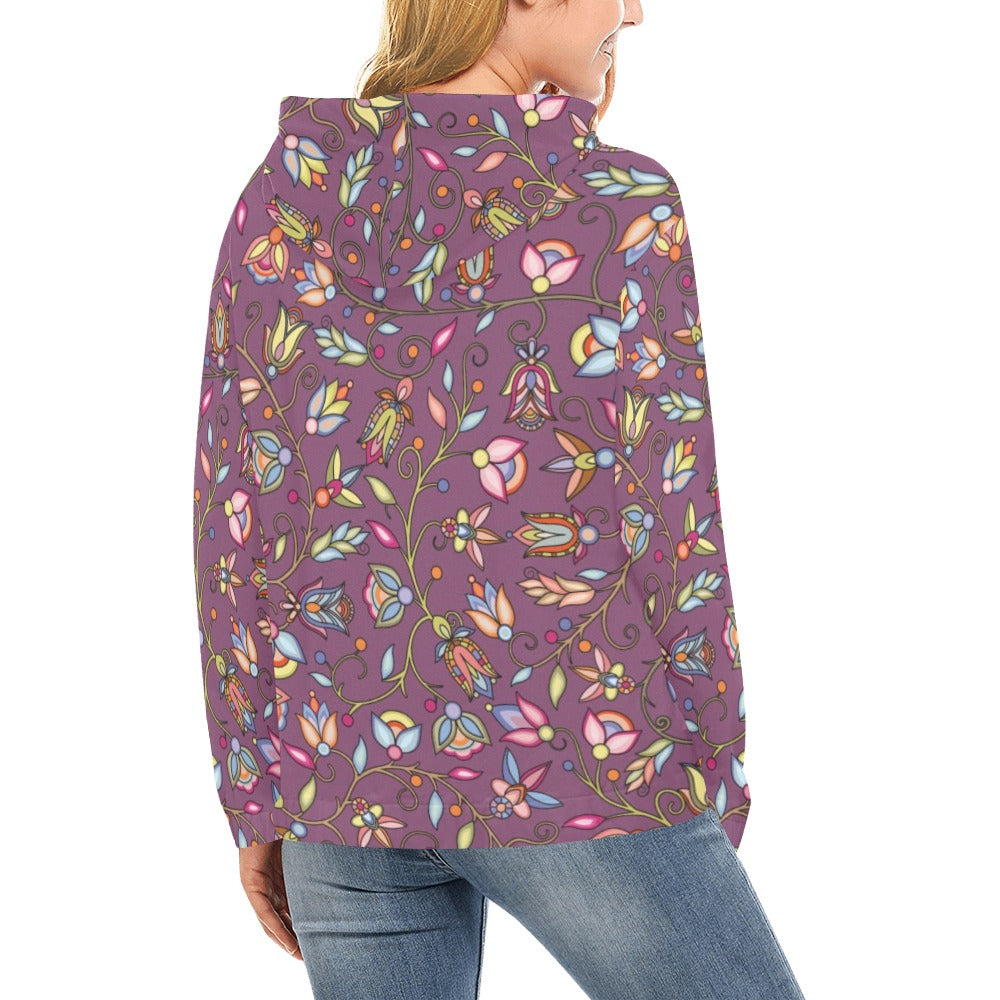 Buffalo Bloom Blush Hoodie for Women