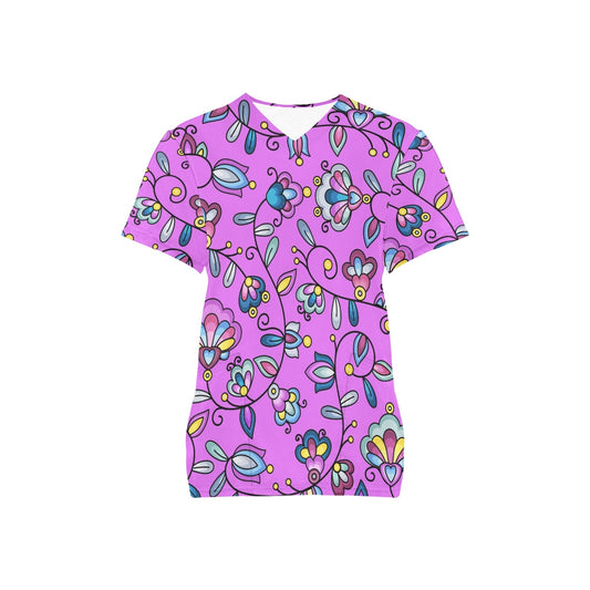 Autumn Bundle Blessing Purple Scrub Top