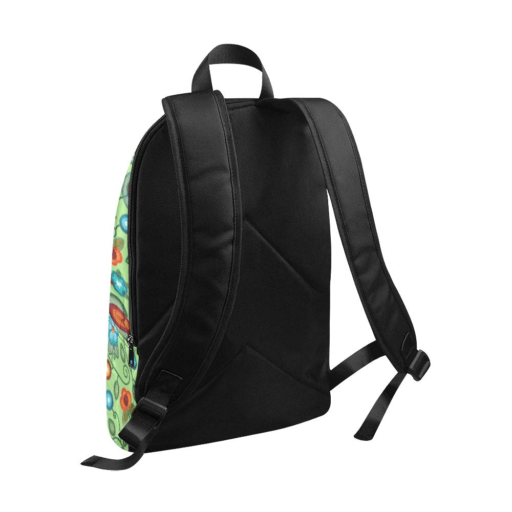 Prairie Fire Petals Sage Backpack