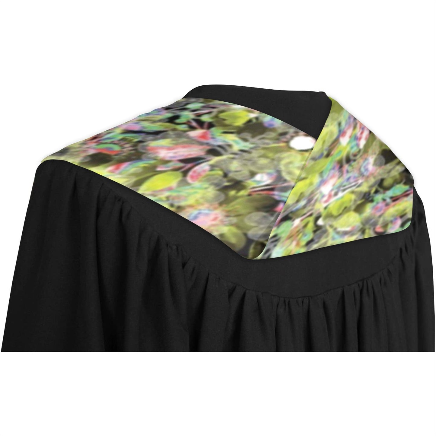 Culture in Nature Green Leaf Graduation Stole