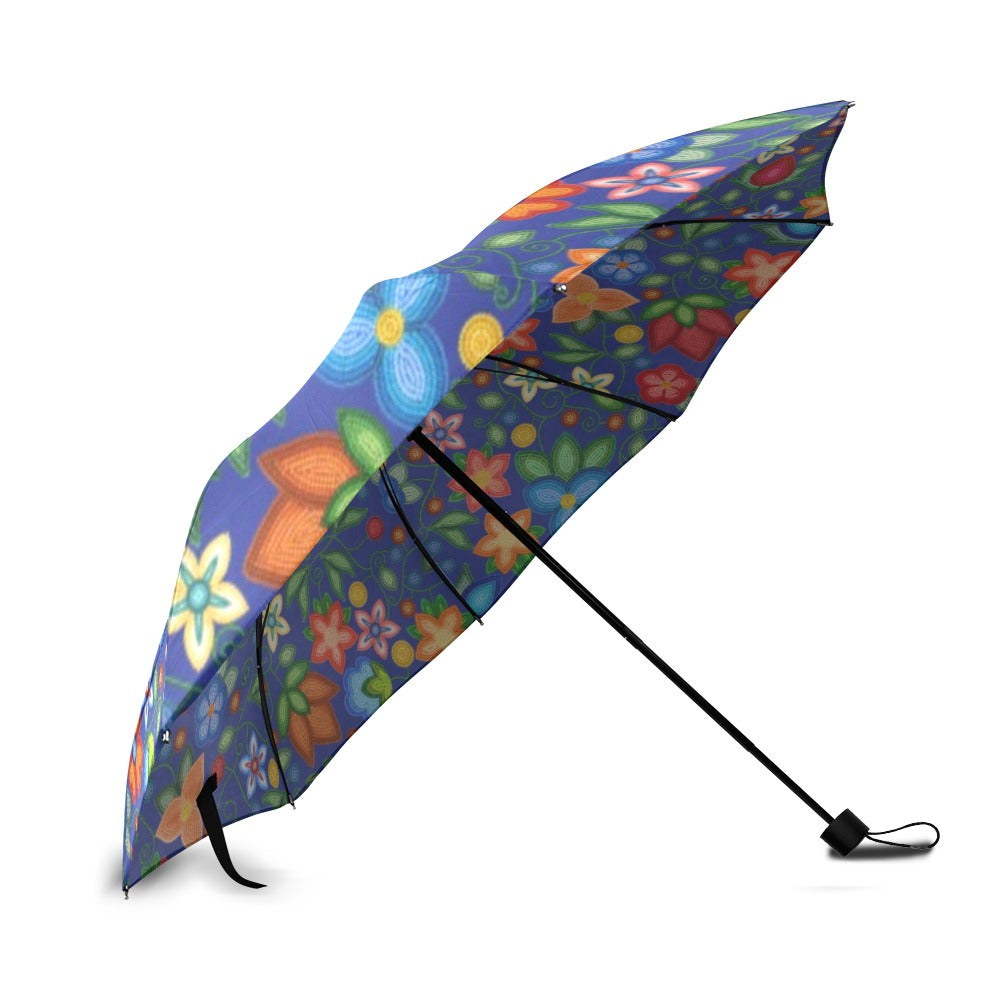 Morning Harmony Sapphire Foldable Umbrella
