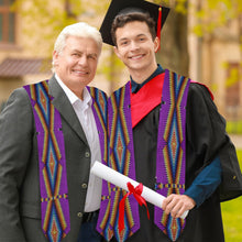 Load image into Gallery viewer, Diamond in the Bluff Purple Graduation Stole
