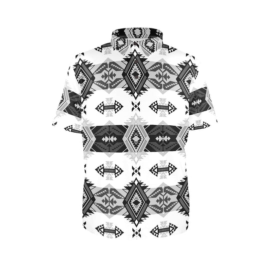 Sovereign Nation Black and White Polo Shirt