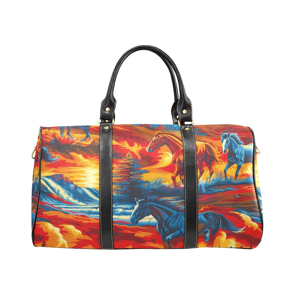 Wilds Horses 2 Large Travel Bag