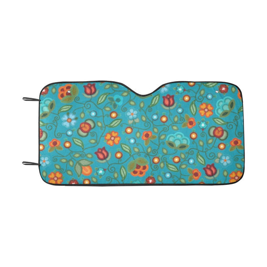 Prairie Fire Petals Ocean Car Sun Shade 55"x30"